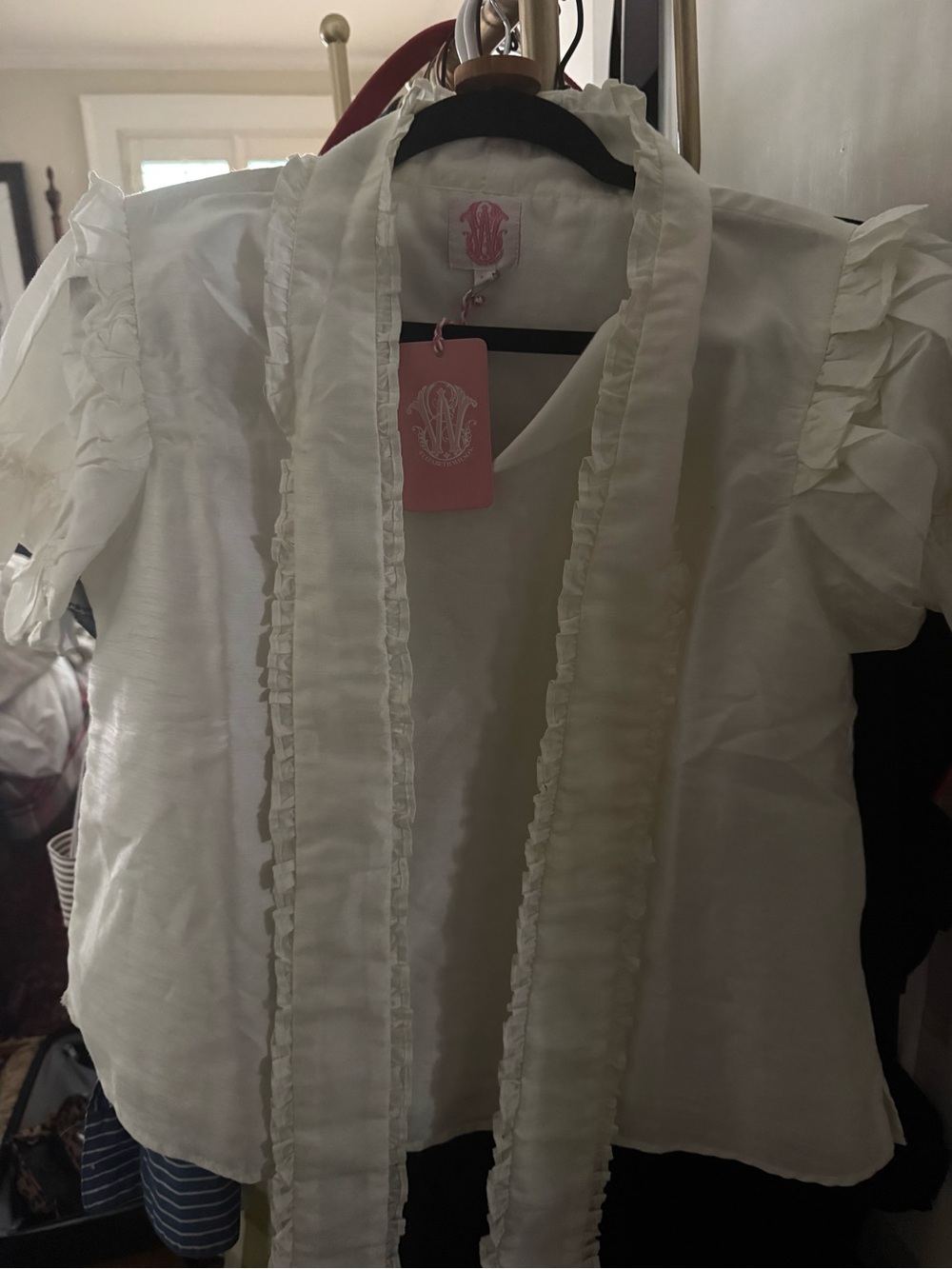Elizabeth Wilson Josie Top NWT size M - Picture 8 of 8